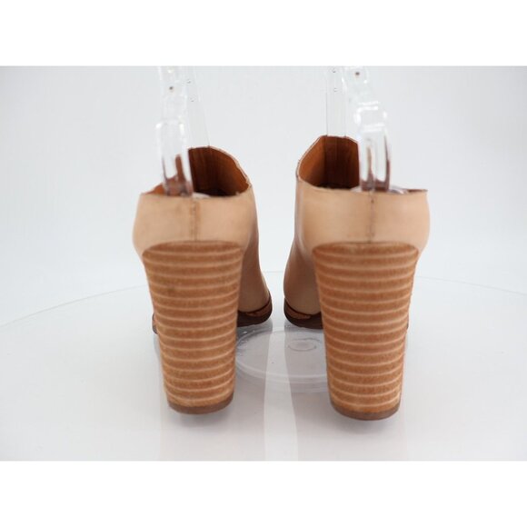 Kork-Ease Challis Women’s Size 11 Tan Leather Block Heel Mules Clogs Slip On - Picture 6 of 12